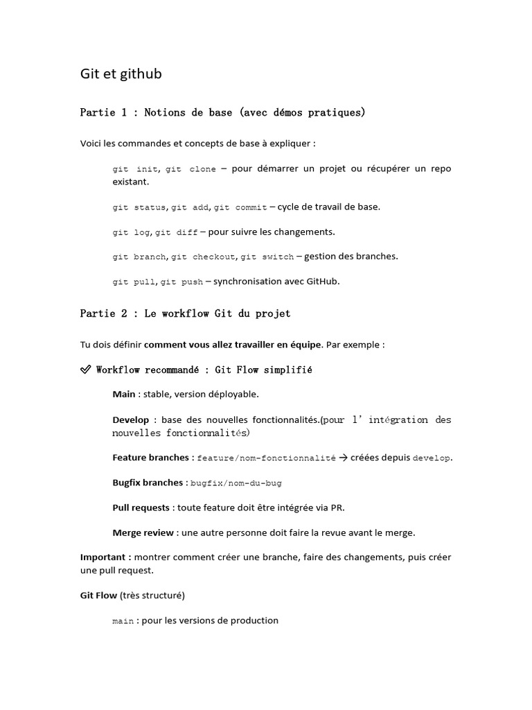 Introduction à Git et GitHub | PDF