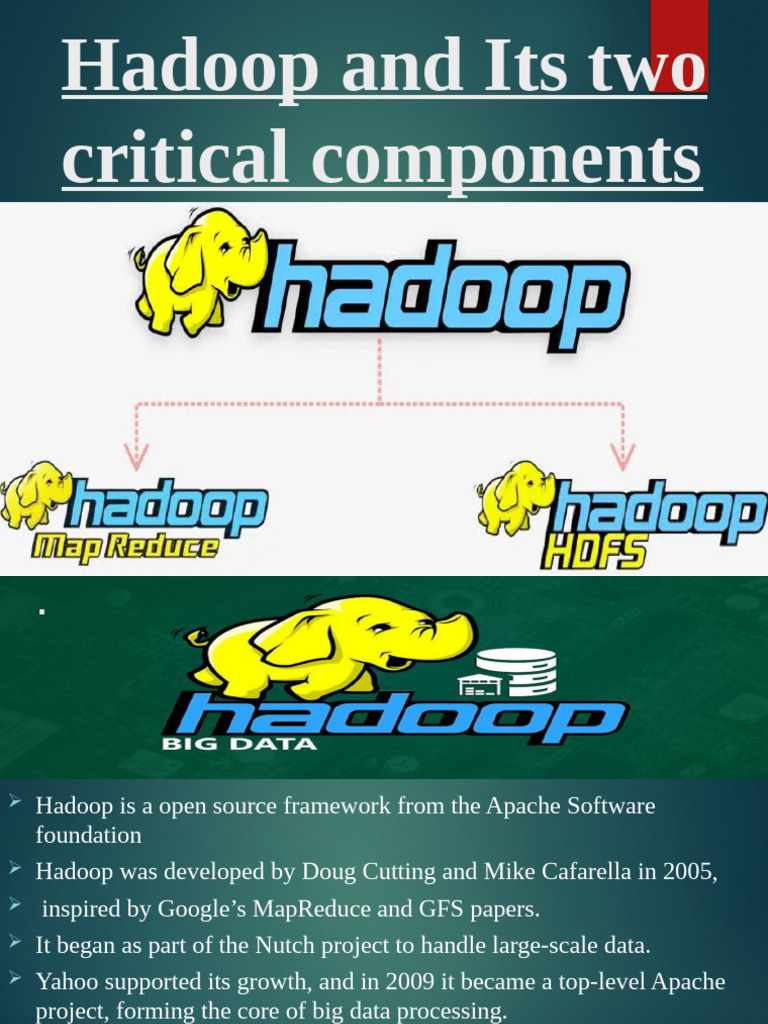 Overview of Hadoop Components | PDF | Apache Hadoop | Map Reduce