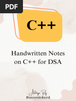 Complete C++ DSA Notes Guide | PDF | Algorithms | Computer Programming