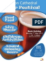Beer Festival 7 May 2012 at Ripon Cathedral