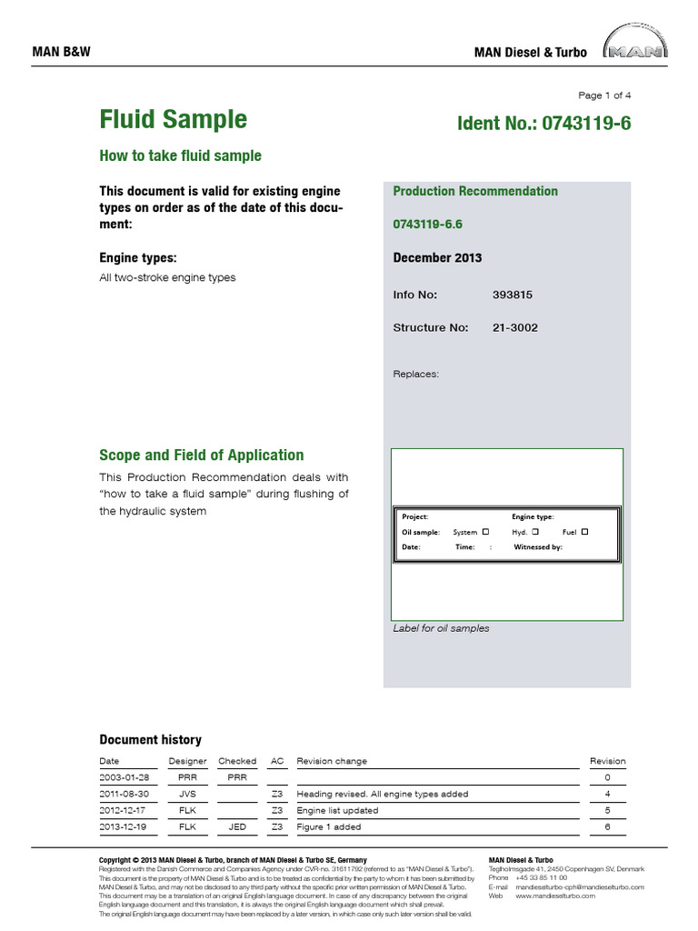 0743119-6.6 How To Take Fluid Sample | PDF | Valve | Mechanical Engineering