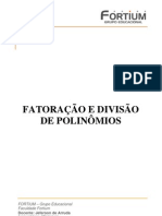 1 CALCULO Revisao Fatoracao Divisao Polinomio