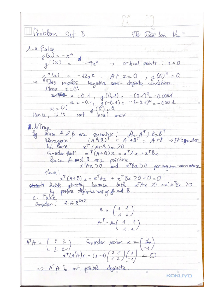 Problem Set 3 | PDF