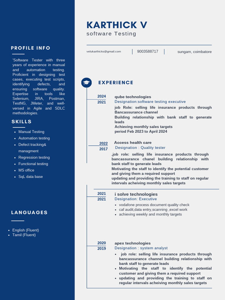 Blue Simple Professional Marketing - 1