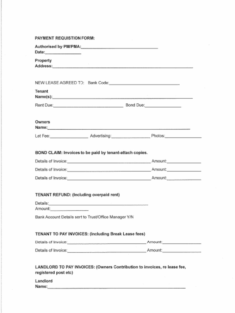 Payment Request Form TEMPLATE | PDF