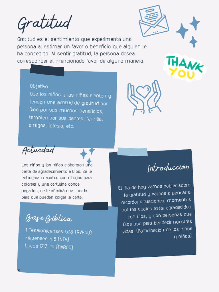 Gratitud | PDF | Jesús | Creencia y doctrina cristiana