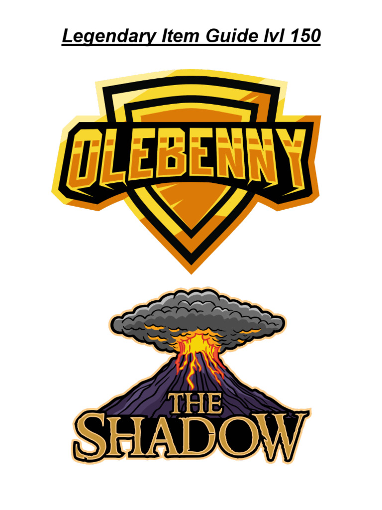 Legendary Item Guide for LOTRO 150 | PDF