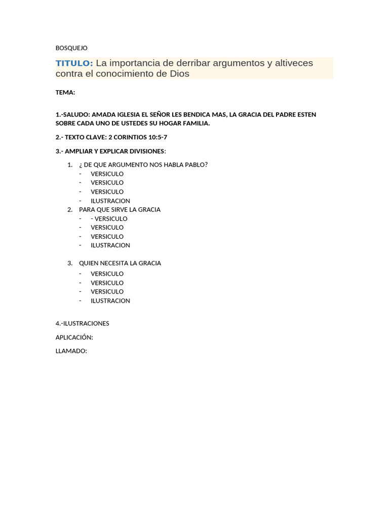 BOSQUEJO | PDF