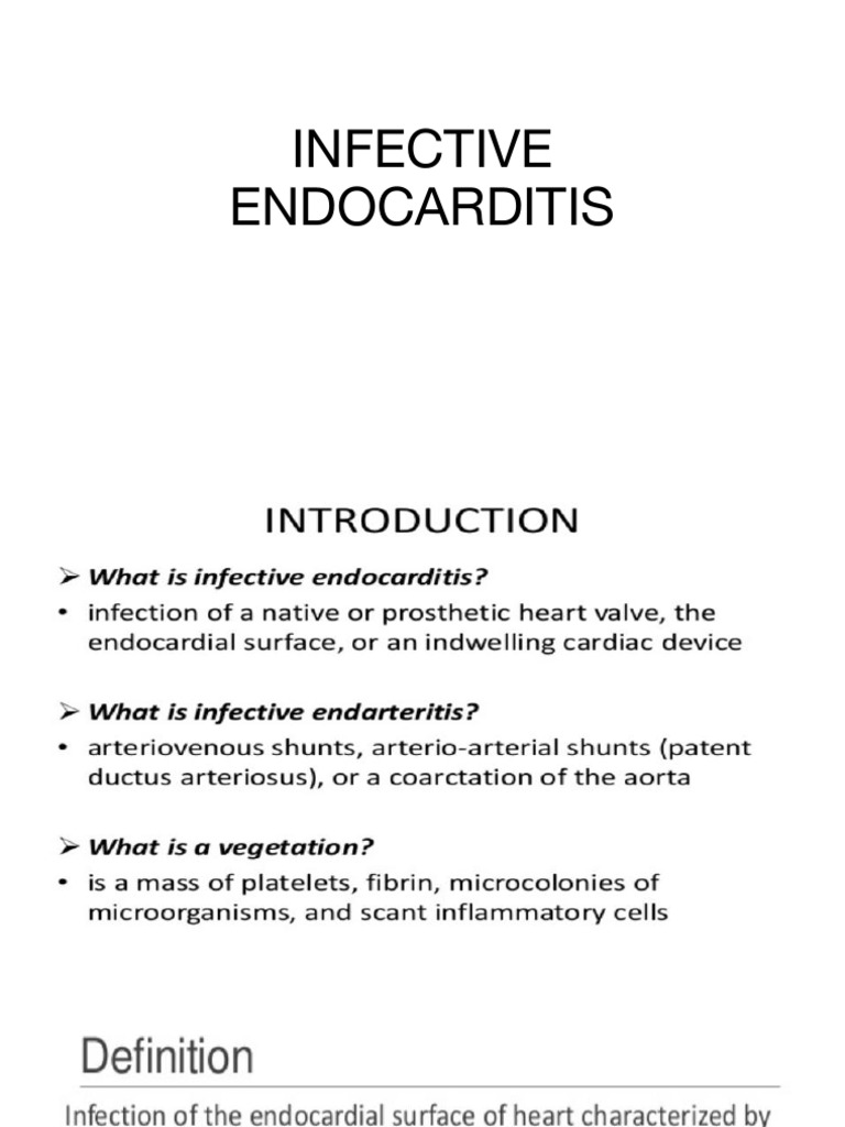 Infective Endocarditis | PDF