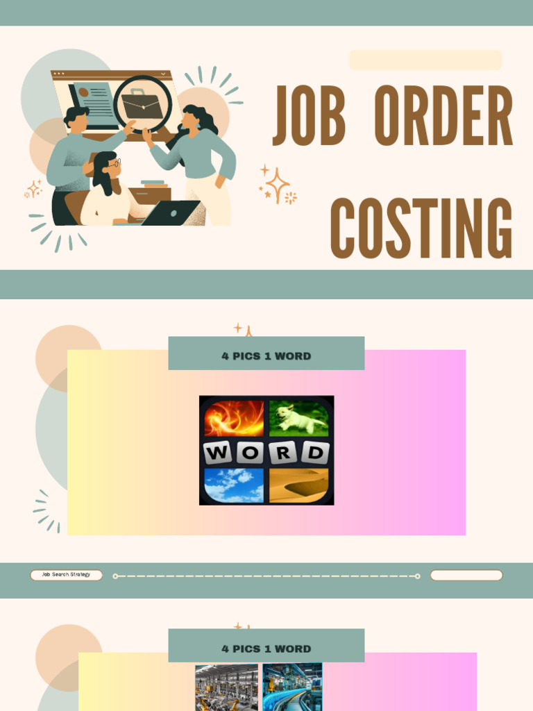 Job Order Costing Overview Guide | PDF | Inventory | Cost