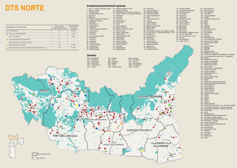 Mapa DTS Norte | PDF
