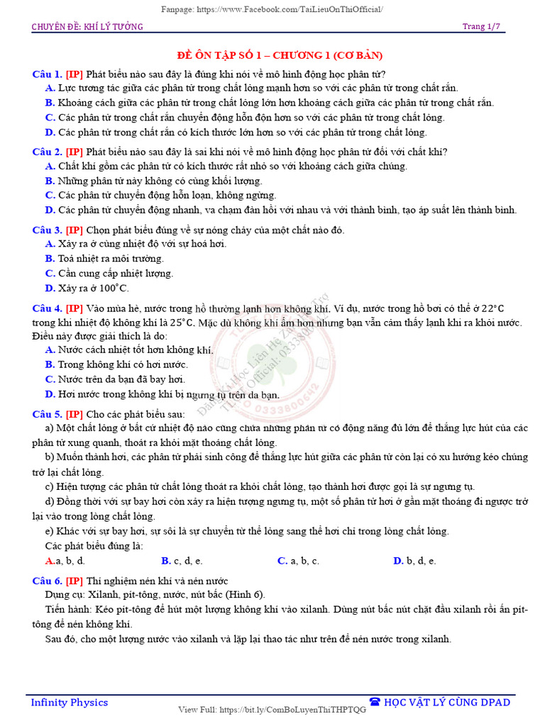 de On Tap So 1 Co Ban de | PDF