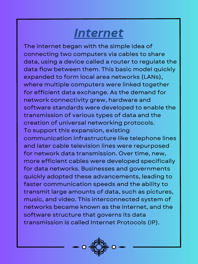 Overview of Internet Evolution | PDF | Computer Network | Internet