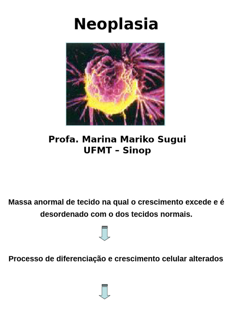 Aula 8- Neoplasia | PDF | Câncer | Metástase
