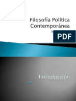 Filosofía Política Contemporánea