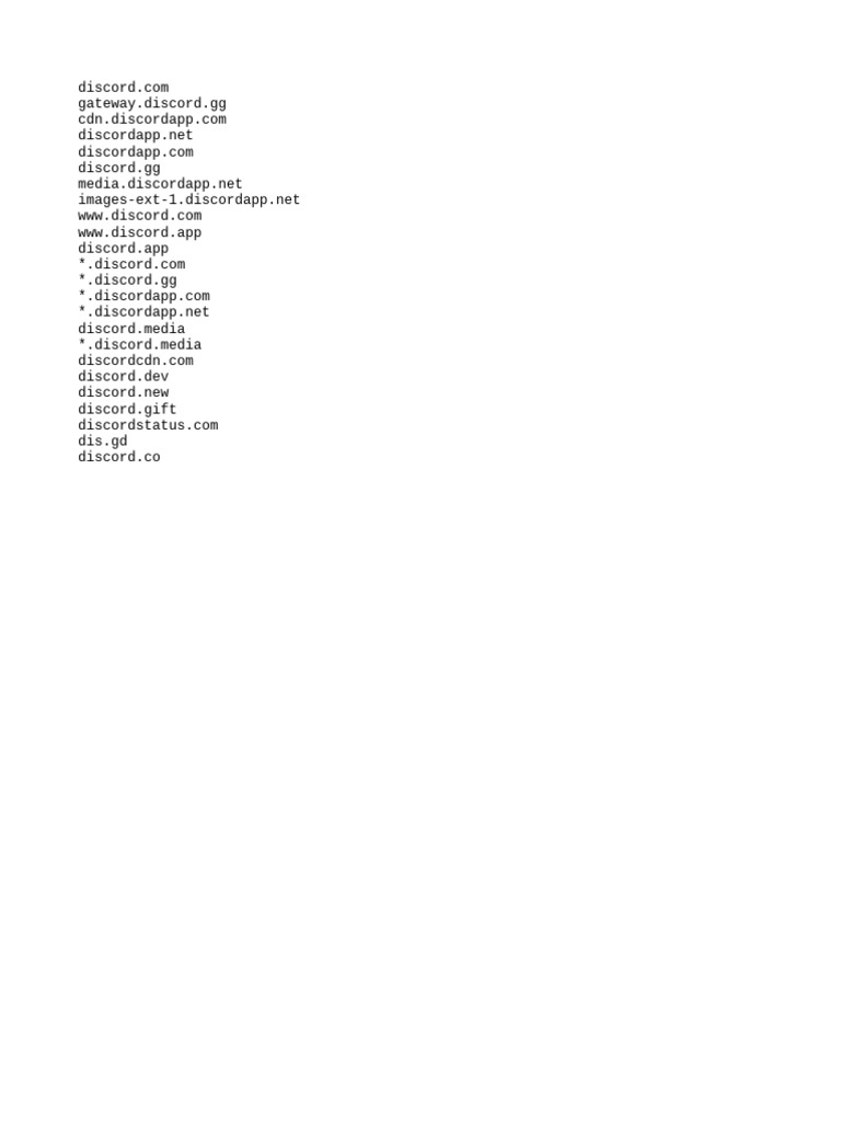 List Discord | PDF