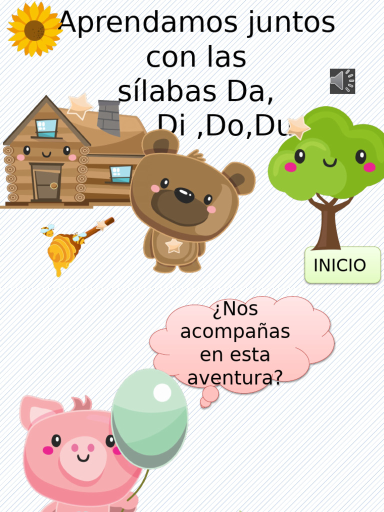 Actividades con sílabas Da, De, Di, Do, Du | PDF
