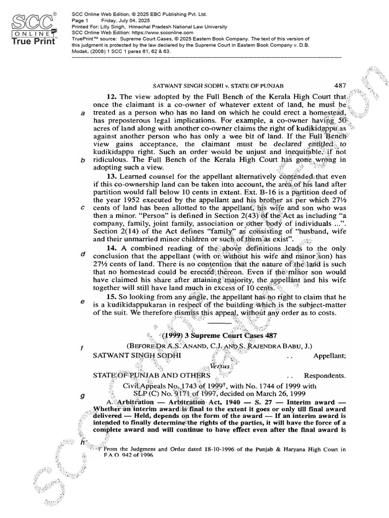 Modak Judgment Analysis: SCC 2008 | PDF | Supreme Court Of The United ...