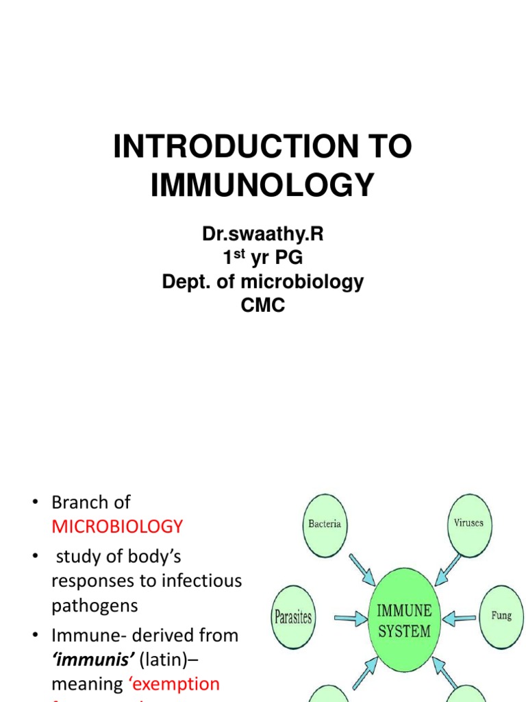 Introduction to Immunology Basics | PDF | Macrophage | Immune System