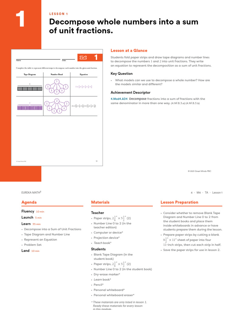 EM2 G4 M4 TA L01 TE Lesson01 WCAG21 | PDF | Numbers | Mathematics