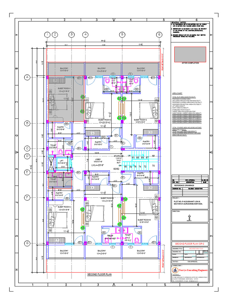 Second Floor Architectural Plan | PDF