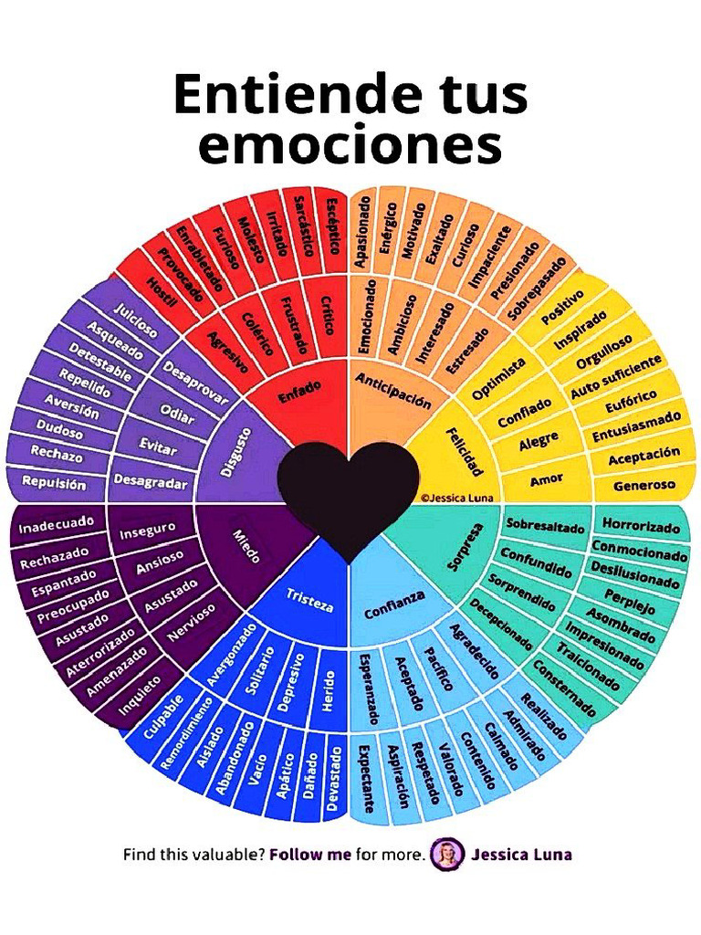 Entiende Tus Emociones (Mapa) | PDF