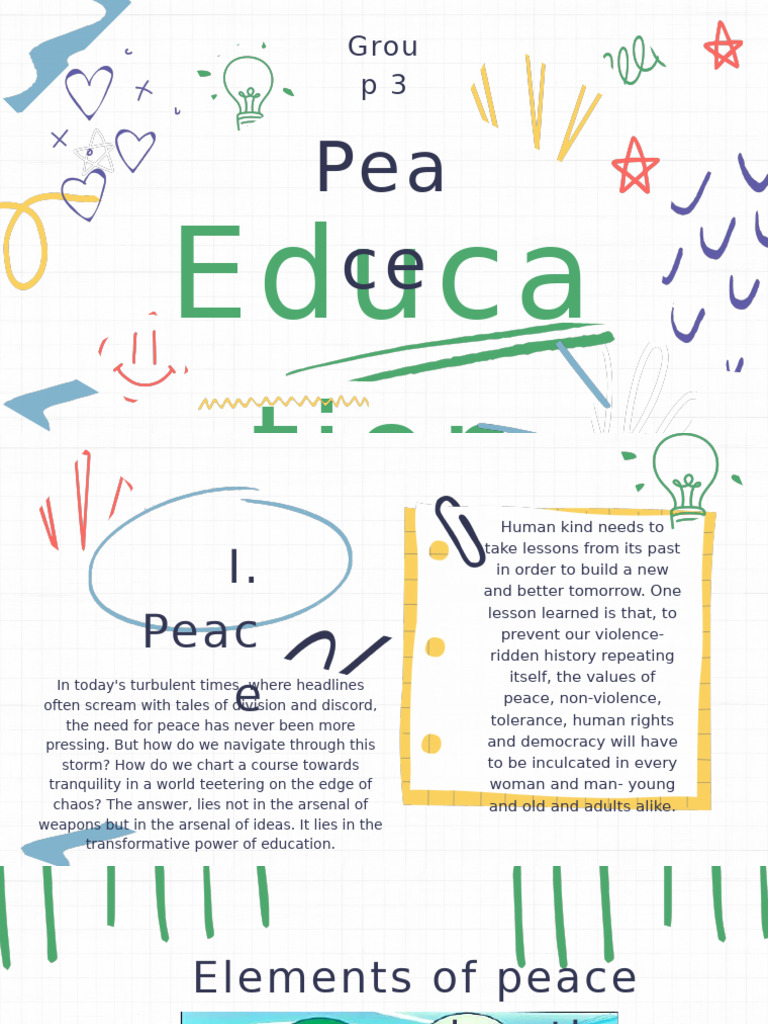 Essentials of Peace Education Strategies | PDF | Conflict Resolution ...