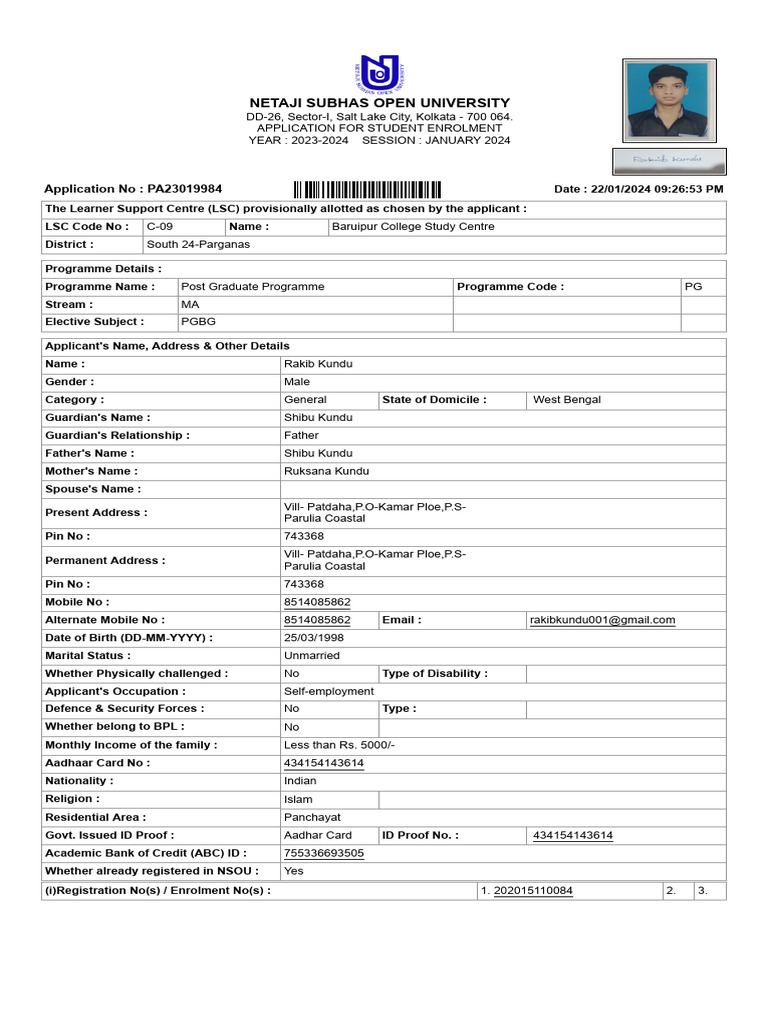PG Application From 23:02:24 2 | PDF