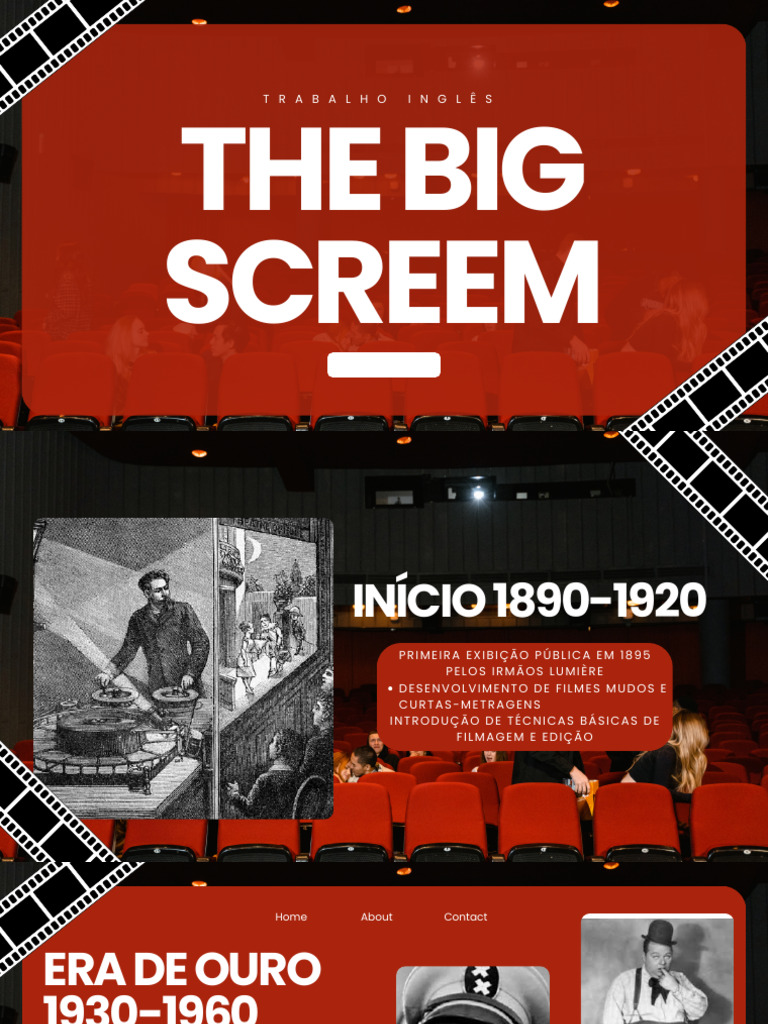 Evolução do Cinema: 1895 a Presente | PDF