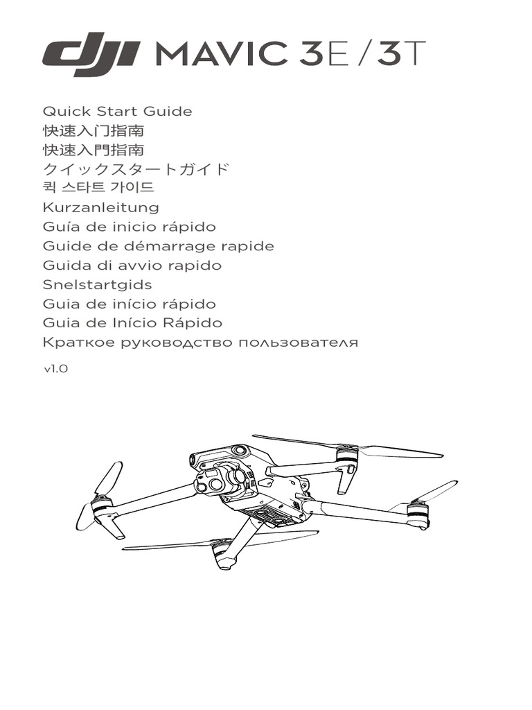Instruktsiya Dlya DJI Mavic 3T - 3E | PDF