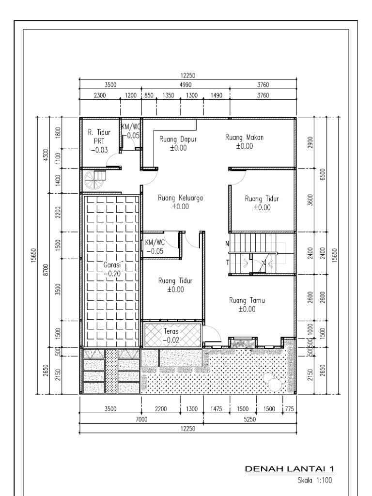 Rumah 2 Lantai 12x15 PDF Rumah 2 Lantai 12x15 PDF