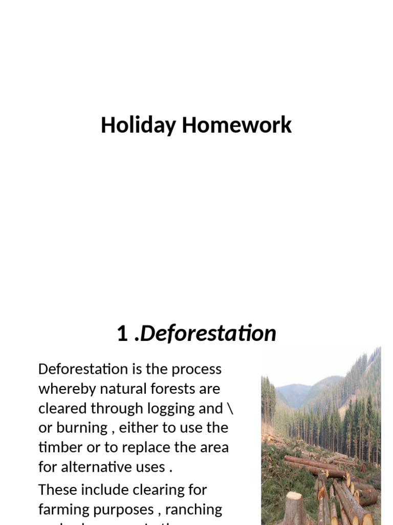 Understanding Deforestation and Biodiversity | PDF