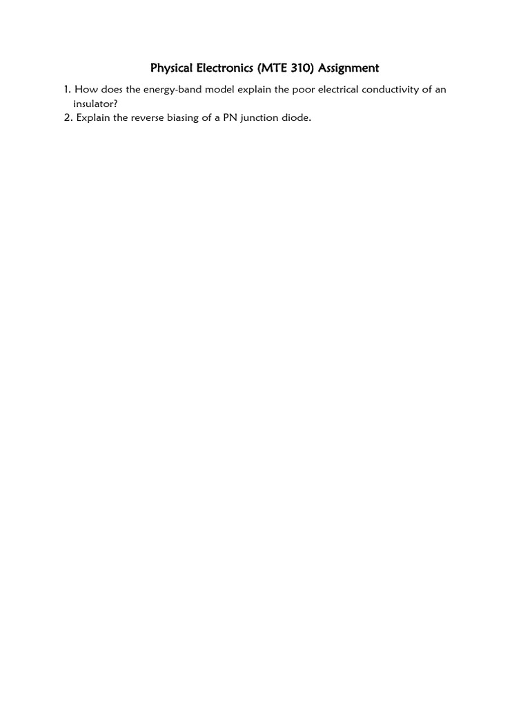 MTE 310 Assignment | PDF