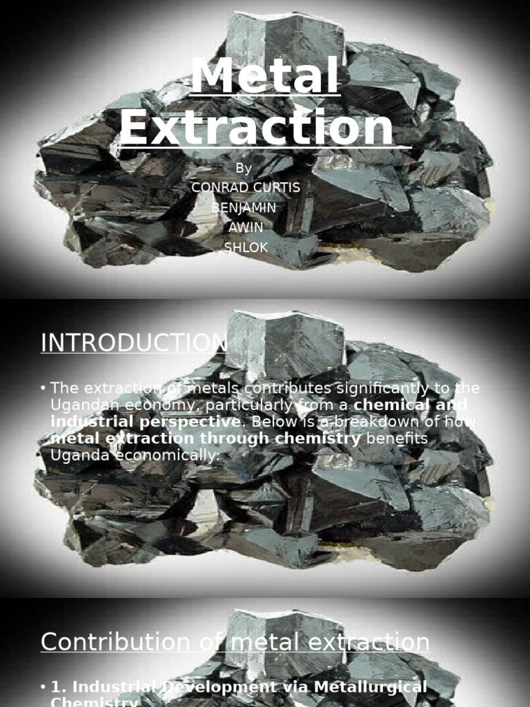 Metal Extraction Best Group | PDF | Redox | Oxide