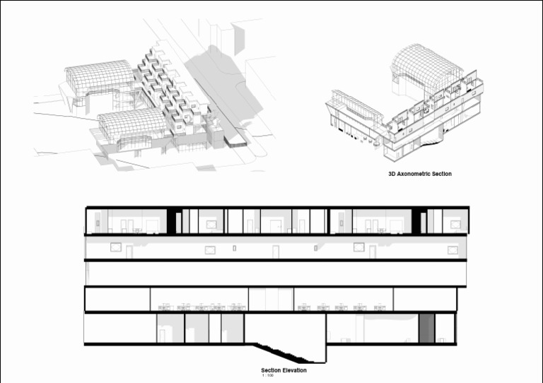 3D Axonometric Section | PDF