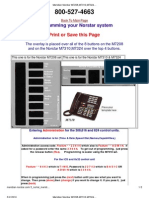 Meridian Norstar M7208, M7310, M7324 Programming, Phone Feature Codes