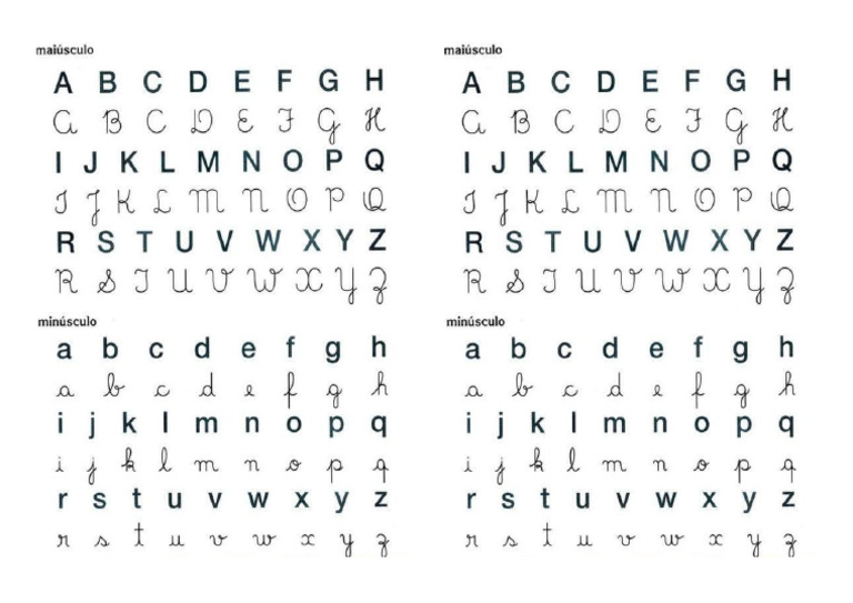Alfabeto 4 Letras | PDF