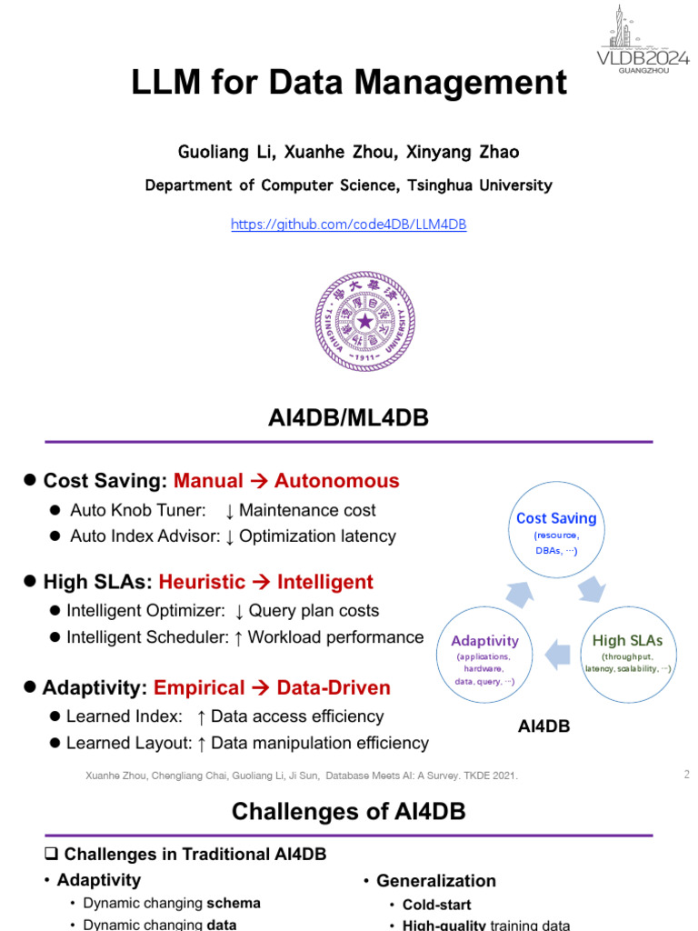 LLM Applications in Data Management | PDF | Databases | Computing