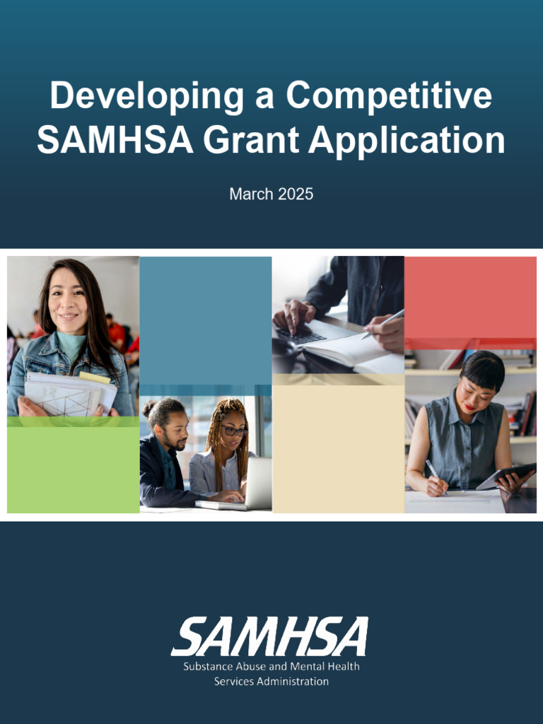 SAMHSA Grant Application Guide 2025 | PDF | Mental Health | Substance Abuse