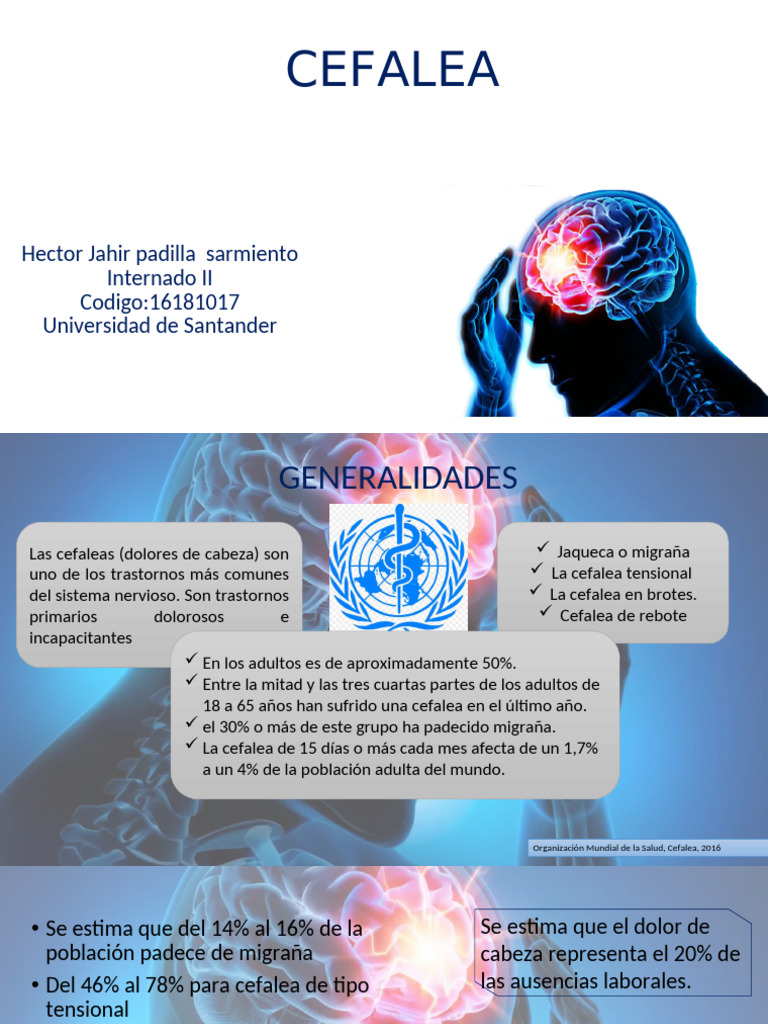 Guía Completa sobre Cefaleas y Migrañas | PDF | Dolor de cabeza | Migraña