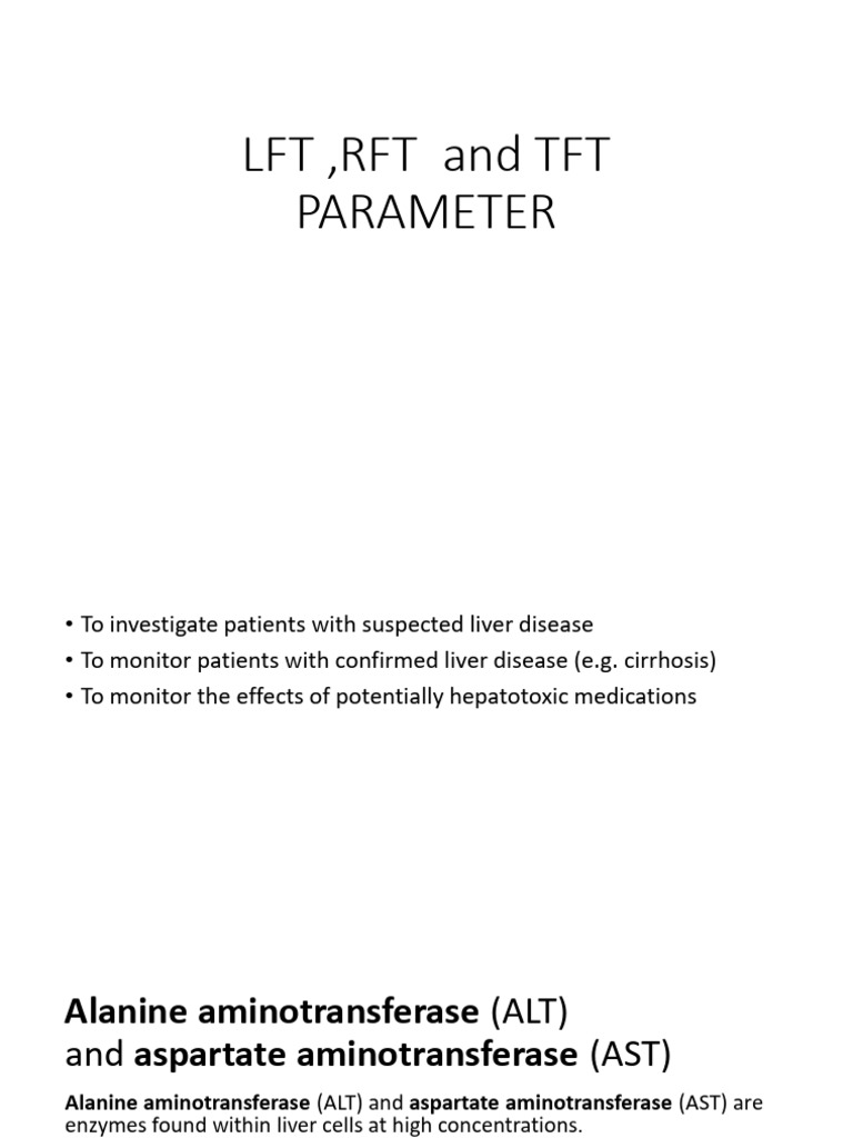 Liver, Kidney, and Thyroid Function Tests | PDF | Kidney | Thyroid ...