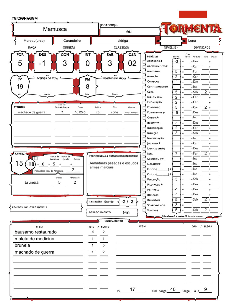 Ficha Da Mamusca | PDF