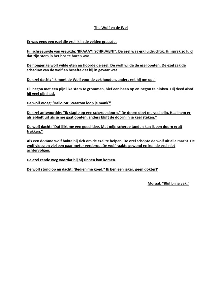 DutchB - de Wolf en de Ezel - Fouzan.k | PDF, image size:768x1024