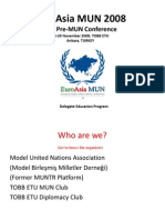 Euroasia Mun 2008: 2Nd Pre-Mun Conference