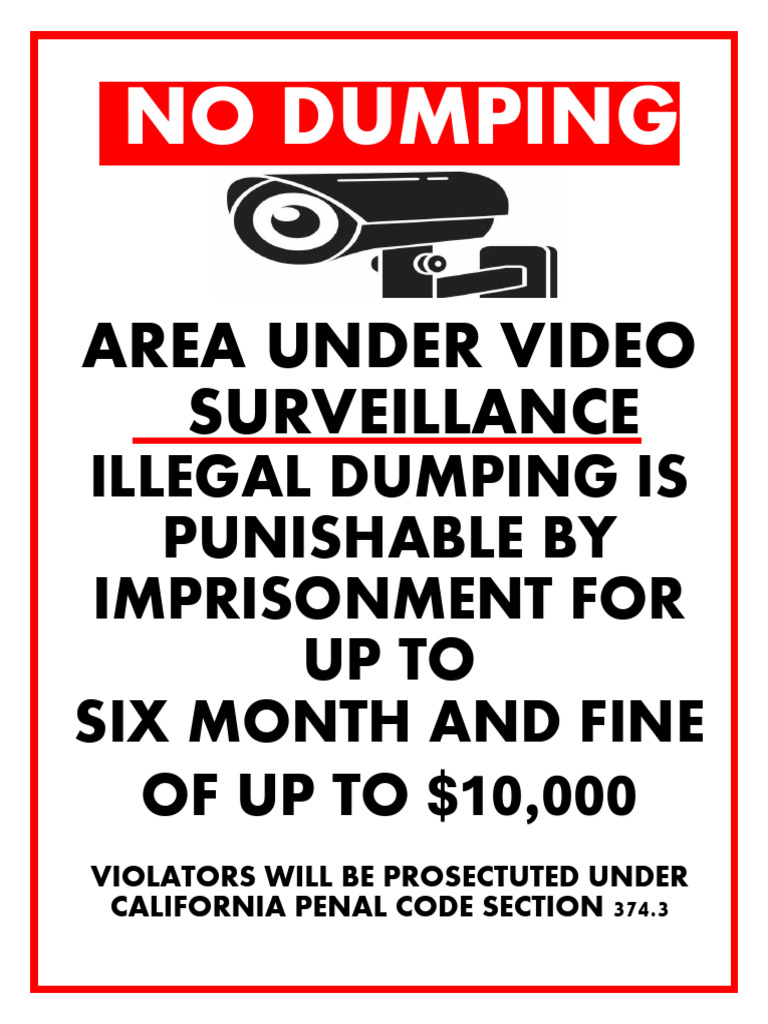 12-12-24 No Dumping Sign | PDF