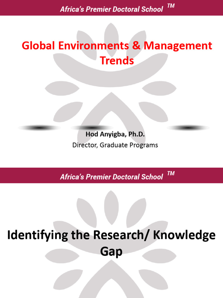 Identifying Research Gaps in Academia | PDF | Knowledge | Economic Growth