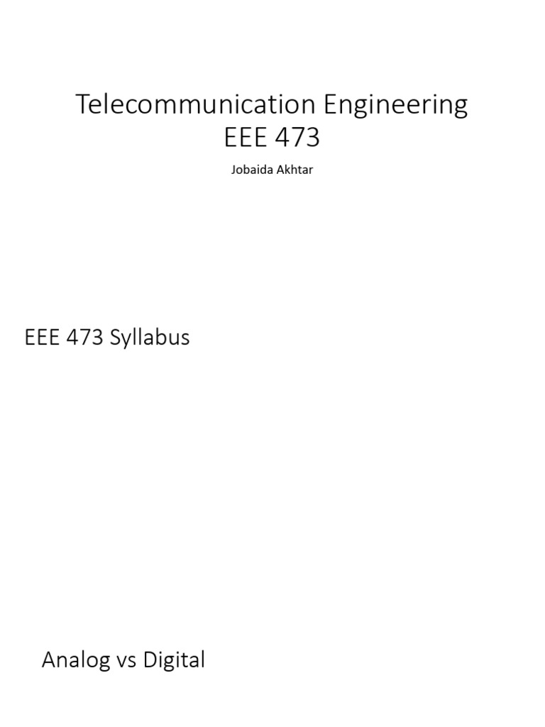 Lec 1 Telecom - JA | PDF | Cellular Network | Channel Access Method