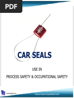 Car Seal Control Guidelines | PDF