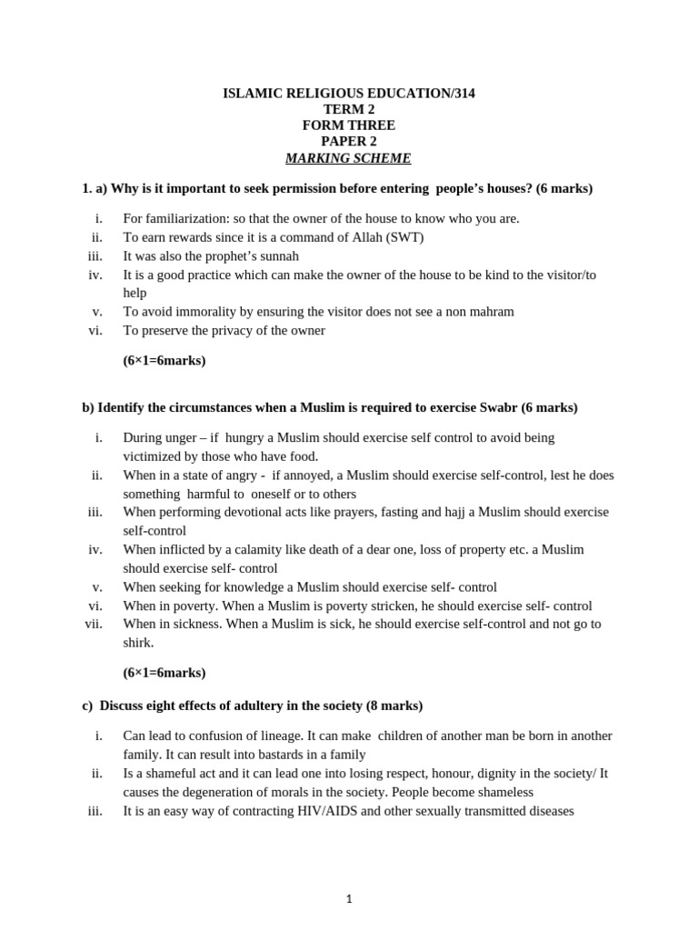 Grade 9 Islamic Education Notes PDF | PDF | Medina | Muhammad