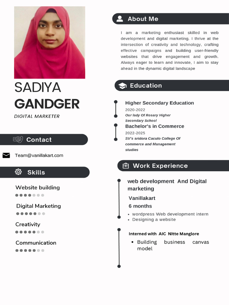 Black amp White Minimalistic Professional - 1